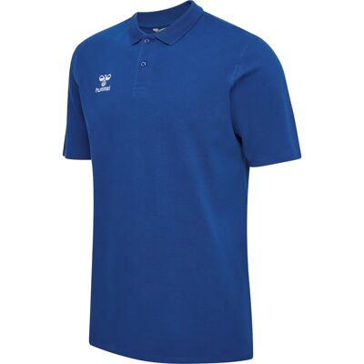 Hummel HMLGO 2.0 Polo - Blue - Organic Cotton Polo Shirt Hummel HMLGO 2.0 Polo - Blue - Organic Cotton Polo Shirt