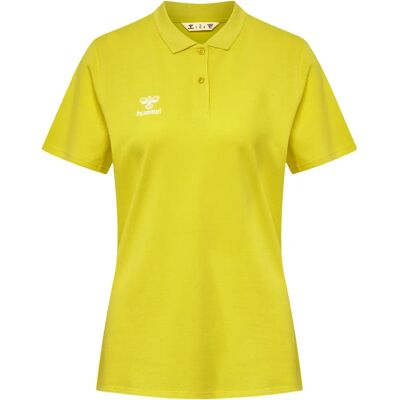 Hummel Hmlgo 2.0 Polo Donna Giallo Fiammeggiante - Camicia Hummel Hmlgo 2.0 Polo Donna Giallo Fiammeggiante - Camicia