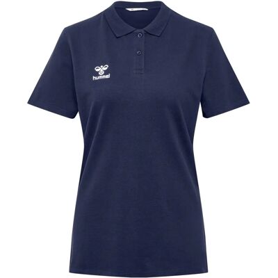 Hummel Hmlgo 2.0 Polo Woman Marine XXL - Polo Shirt Hummel Hmlgo 2.0 Polo Woman Marine XXL - Polo Shirt