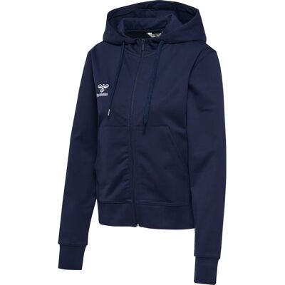 HUMMEL Hmlgo 2.0 Felpa con Cappuccio Donna - Marine - S HUMMEL Hmlgo 2.0 Felpa con Cappuccio Donna - Marine - S