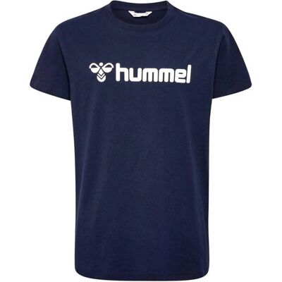 Hummel Bumblebee Kinder Sport-Shirt aus Bio-Baumwolle - Blau - Sports Shirt Hummel Bumblebee Kinder Sport-Shirt aus Bio-Baumwolle - Blau - Sports Shirt