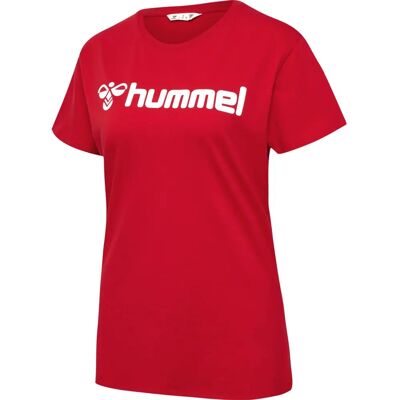hummel T-Shirt Donna Fit Regolare Stretch Girocollo Logo - T-Shirt hummel T-Shirt Donna Fit Regolare Stretch Girocollo Logo - T-Shirt