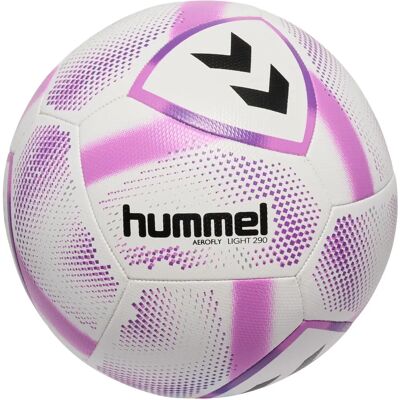 Hummel Modelo 290 - Balón de fútbol ligero para jóvenes - Blanco/Púrpura Hummel Modelo 290 - Balón de fútbol ligero para jóvenes - Blanco/Púrpura
