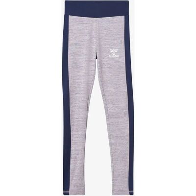 Hummel - Lavendelgrå - HmlJane Leggings - Høj, elastisk talje - Leggings Hummel - Lavendelgrå - HmlJane Leggings - Høj, elastisk talje - Leggings