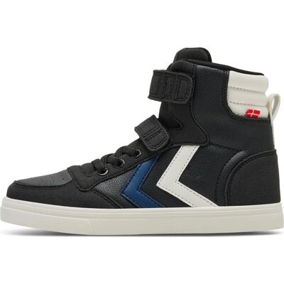 Bottes Hummel Noir/Bleu Stadil Leather High JR - Bottes - Publicité Bottes Hummel Noir/Bleu Stadil Leather High JR - Bottes - Publicité