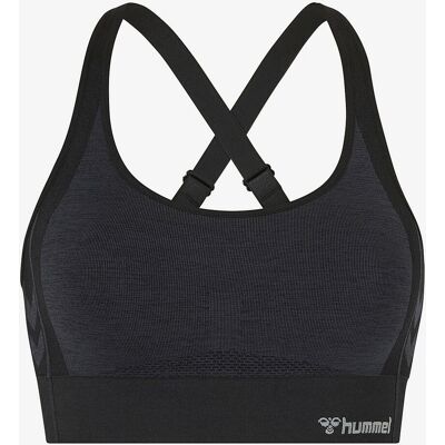 Hummel - Model Shine Seamless Sports Bra - Black - Sports Bra Hummel - Model Shine Seamless Sports Bra - Black - Sports Bra