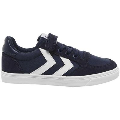 Hummel Stadil Low Jr - Scarpe Unisex - Blu - 34 Hummel Stadil Low Jr - Scarpe Unisex - Blu - 34