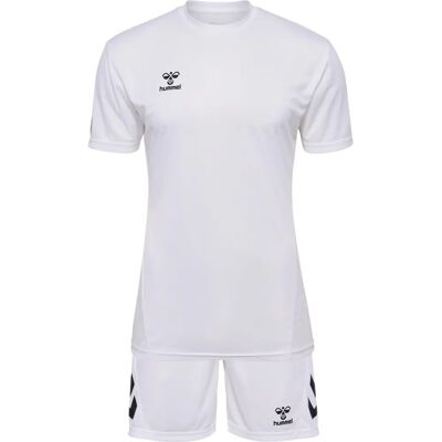 Hummel Vit Sportset - Träningströja och Shorts Hummel Vit Sportset - Träningströja och Shorts