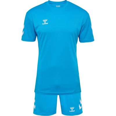 Hummel Training Set Shirt Shorts Sport Polyester Blue S Hummel Training Set Shirt Shorts Sport Polyester Blue S