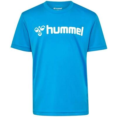 Hummel Logo Kids Blau T-shirt - Kleding Hummel Logo Kids Blau T-shirt - Kleding