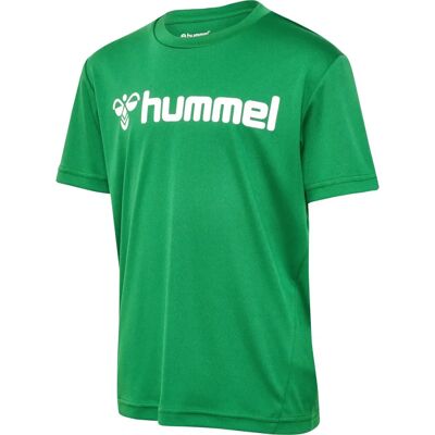 Hummel Logo Kinder groen T-Shirt - T-Shirt Hummel Logo Kinder groen T-Shirt - T-Shirt