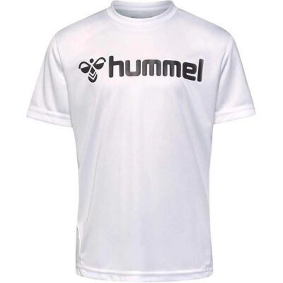 Hummel Logo Kinderen Wit 128 - T-Shirt Hummel Logo Kinderen Wit 128 - T-Shirt