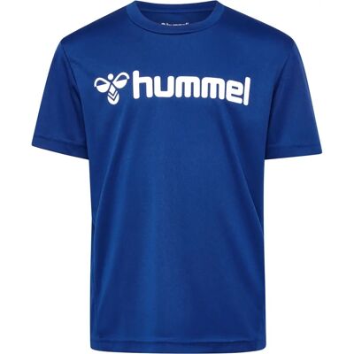 Hummel Modell 164 Unisex Blau T-Shirt Hummel Modell 164 Unisex Blau T-Shirt
