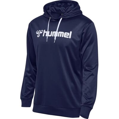 Hummel Hmllogo Hoodie Marine XL - Huvtröja Hummel Hmllogo Hoodie Marine XL - Huvtröja