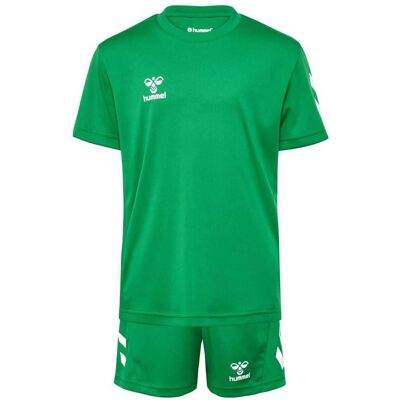 Hummel Pojkesportset - T-shirt & Shorts - Regular Fit - Grön Hummel Pojkesportset - T-shirt & Shorts - Regular Fit - Grön