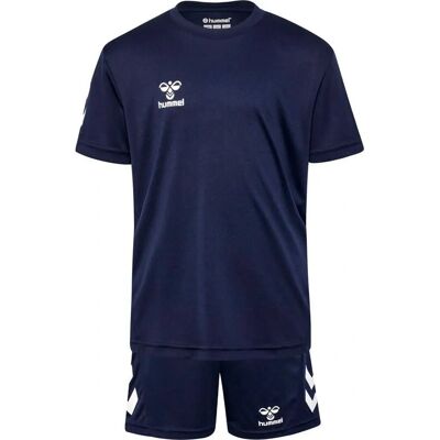 hummel Jungen Sportset - Regulärer Schnitt - Marineblau - T-Shirt & Shorts hummel Jungen Sportset - Regulärer Schnitt - Marineblau - T-Shirt & Shorts