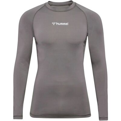 Hummel Męska Koszulka Sportowa - XXL - Szara - Performance Tee L/S Hummel Męska Koszulka Sportowa - XXL - Szara - Performance Tee L/S