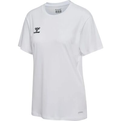 Hummel Hmlessential Jersey S/S Woman Weiß S - Sportshirt Hummel Hmlessential Jersey S/S Woman Weiß S - Sportshirt