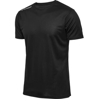 Hummel HerrSport T-shirt Hmlrun Jersey S/s Svart S Hummel HerrSport T-shirt Hmlrun Jersey S/s Svart S