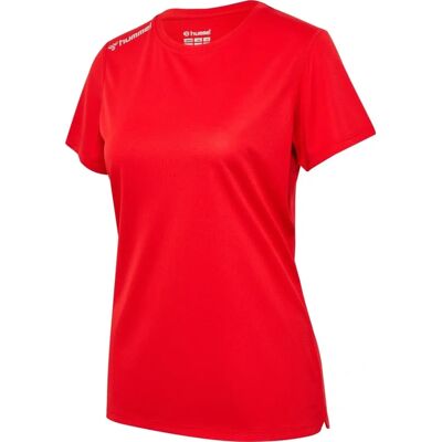 HUMMEL Hmlrun Jersey S/S Dames Tango Rood 2XL - Sportshirt HUMMEL Hmlrun Jersey S/S Dames Tango Rood 2XL - Sportshirt