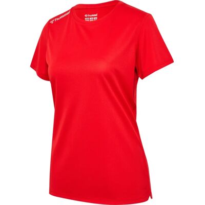 Hummel Hmlrun Jersey S/S Damen Tango Rot L - Sportshirt Hummel Hmlrun Jersey S/S Damen Tango Rot L - Sportshirt