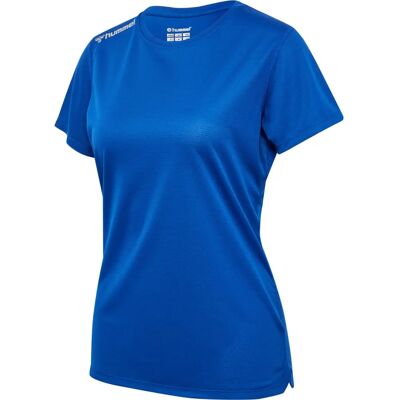 Hummel Hmlrun Jersey S/S Frau True Blue XL - Sportshirt Hummel Hmlrun Jersey S/S Frau True Blue XL - Sportshirt