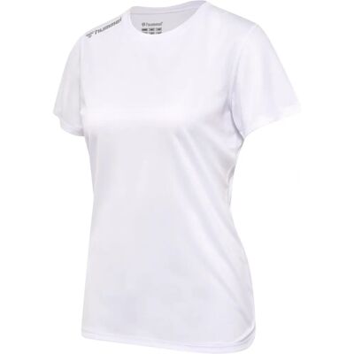 Hummel Hmlrun Jersey S/S Vrouw Wit XS - Sportshirt Hummel Hmlrun Jersey S/S Vrouw Wit XS - Sportshirt