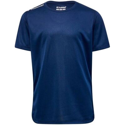 Hummel Run Kinderen Blauw - T-Shirt Hummel Run Kinderen Blauw - T-Shirt