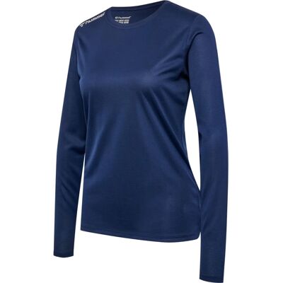 HUMMEL Hmlrun Jersey L/s Vrouw Black Iris - Jersey HUMMEL Hmlrun Jersey L/s Vrouw Black Iris - Jersey