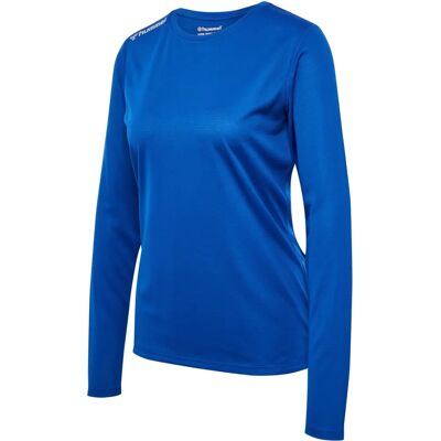 hummel Damen Sportshirt Hmlrun Jersey L/S Woman True Blue 2XL hummel Damen Sportshirt Hmlrun Jersey L/S Woman True Blue 2XL