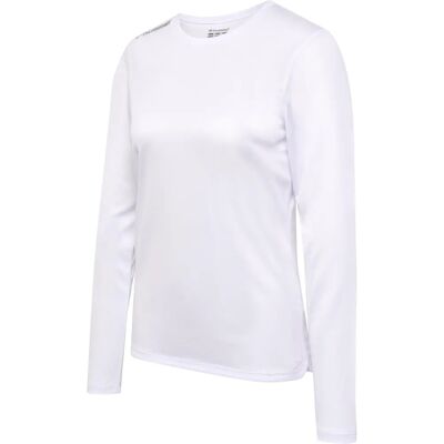 Hummel Hmlrun Jersey L/S Vrouw Wit - Sportshirt Hummel Hmlrun Jersey L/S Vrouw Wit - Sportshirt
