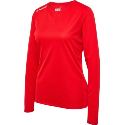Hummel Hmlrun Jersey L/s Woman Tango Red - Sportshirt Hummel Hmlrun Jersey L/s Woman Tango Red - Sportshirt