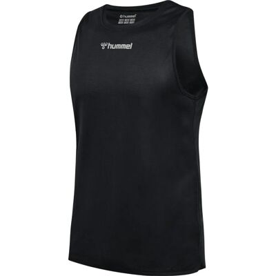 hummel Hmlrun Singlet S/L Schwarz XL - Sportshirt hummel Hmlrun Singlet S/L Schwarz XL - Sportshirt