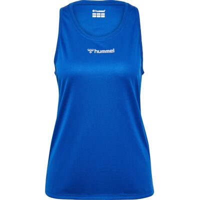 Hummel Hmlrun Singlet S/l Vrouw True Blue - Sportshirt Hummel Hmlrun Singlet S/l Vrouw True Blue - Sportshirt