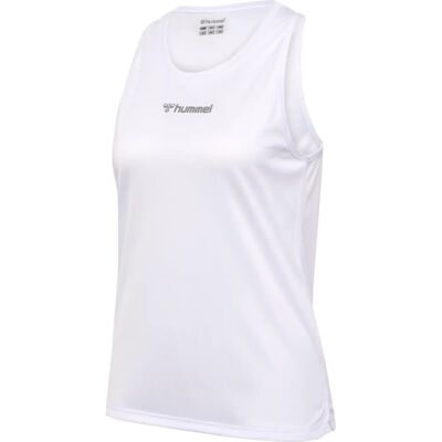 hummel Hmlrun Singlet S/l Vrouw Wit XS - Sportshirt hummel Hmlrun Singlet S/l Vrouw Wit XS - Sportshirt