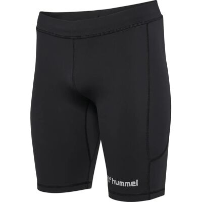 Hummel Svart Slim Fit Andningsbar Reflekterande Sportshorts & Leggings Hummel Svart Slim Fit Andningsbar Reflekterande Sportshorts & Leggings