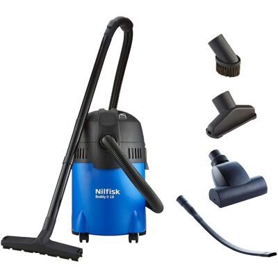 Nilfisk Buddy II 18 Premium - Černá - Vysavač Nilfisk Buddy II 18 Premium - Černá - Vysavač