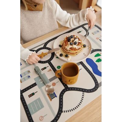 Liewood Tasse - Set aus 2 Silikonbechern - Dunkel Sand/Whale Blue - Unisex Liewood Tasse - Set aus 2 Silikonbechern - Dunkel Sand/Whale Blue - Unisex