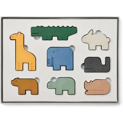 Craies Vesa de Liewood - Ensemble Multicolore de 9 Formes d'Animaux - Publicité Craies Vesa de Liewood - Ensemble Multicolore de 9 Formes d'Animaux - Publicité