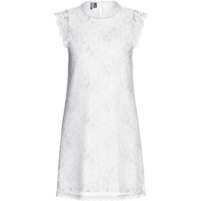 Robe en dentelle Pcolline Sl Noos - Blanc - Robe Robe en dentelle Pcolline Sl Noos - Blanc - Robe