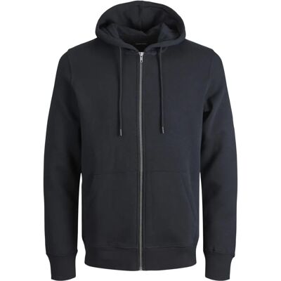 Jack & Jones Jjebradley Sweat Zip Hood Noos Pls (12250596-4403933) Black Jack & Jones Jjebradley Sweat Zip Hood Noos Pls (12250596-4403933) Black