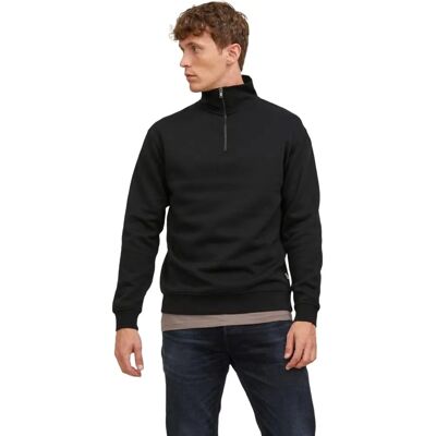 Jack & Jones Jjebradley sweat half zip noos (12250747-4407078) black Jack & Jones Jjebradley sweat half zip noos (12250747-4407078) black