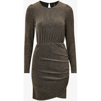 Only - Rich L/s Glitter Dress Jrs - Sølvfarget - 34 Kvinner - Kjole Only - Rich L/s Glitter Dress Jrs - Sølvfarget - 34 Kvinner - Kjole