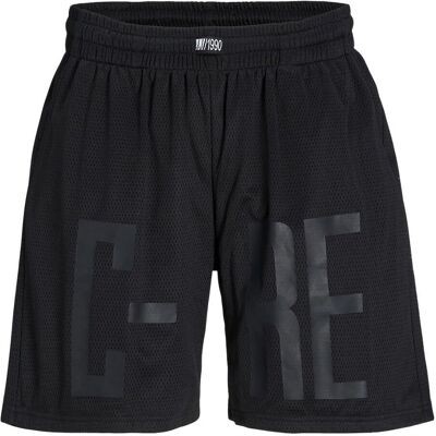 Jack & Jones Bill Chicago Short de Sport Noirs - Shorts - Publicité Jack & Jones Bill Chicago Short de Sport Noirs - Shorts - Publicité