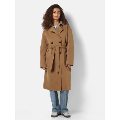 Noisy May - Manya L/S Trenchcoat - Brun - 36 - Damen Noisy May - Manya L/S Trenchcoat - Brun - 36 - Damen