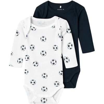 Name It Body L/Ä - 2-pack - Bright White - Long Sleeve Body Name It Body L/Ä - 2-pack - Bright White - Long Sleeve Body