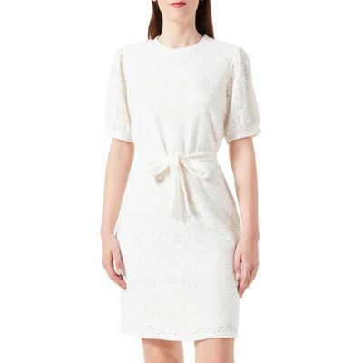 Mekko objFeodora S/S Kurzes Kleid - Weiß - 42 Damen Mekko objFeodora S/S Kurzes Kleid - Weiß - 42 Damen