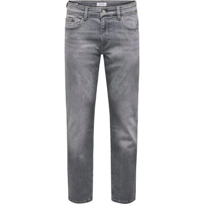 ONLY & SONS Herren Regular Fit Blaue Denim Jeans - Jeans ONLY & SONS Herren Regular Fit Blaue Denim Jeans - Jeans