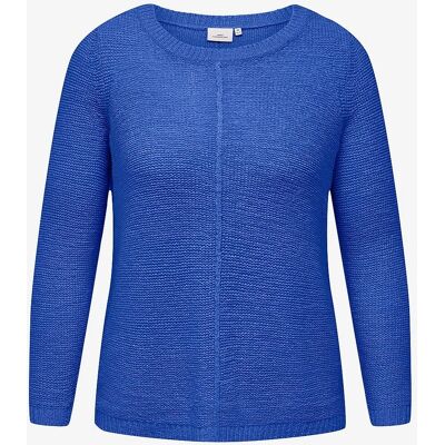 Carmakoma Foxy L/s Genser - Blå - Kvinner Carmakoma Foxy L/s Genser - Blå - Kvinner