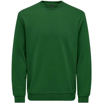 Only Connor Reg Sweatshirt - M - Grön - Sweatshirt Only Connor Reg Sweatshirt - M - Grön - Sweatshirt
